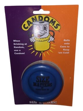 Candoms Can Cooler - Blue